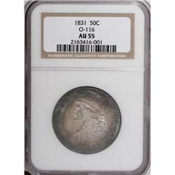 1831 50C AU55 NGC