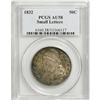 Image 1 : 1832 50C Small Letters AU58 PCGS