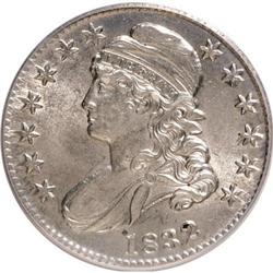 1832 50C Large Letters AU58 PCGS