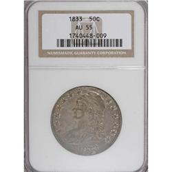 1833 50C AU55 NGC