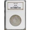 Image 1 : 1834 50C Large Date, Small Letters AU50 NGC