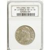 Image 1 : 1834 50C Large Date, Small Letters AU58 NGC