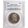 Image 1 : 1834 50C Small Date, Small Letters AU53 PCGS