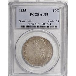 1835 50C AU53 PCGS