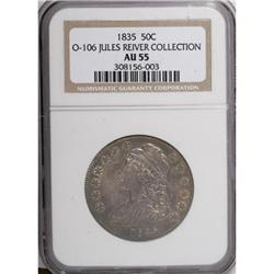 1835 50C AU55 NGC