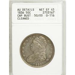 1836 50C 50 Over 00 XF45 ANACS
