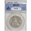Image 1 : 1846-O 50C Medium Date AU55 ANACS