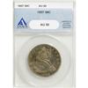Image 1 : 1857 50C AU50 ANACS