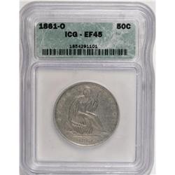 1861-O 50C XF45 ICG