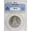 Image 1 : 1877-S 50C MS62 ANACS
