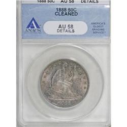 1888 50C AU58 ANACS