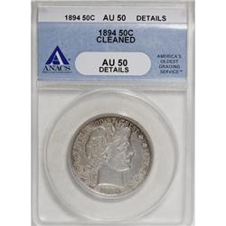 1894 50C AU50 ANACS