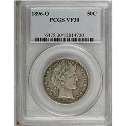 1896-O 50C VF30 PCGS