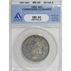 1897 50C MS60 ANACS