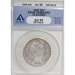 1898 50C AU55 ANACS