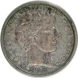 1898-S 50C AU50 ANACS