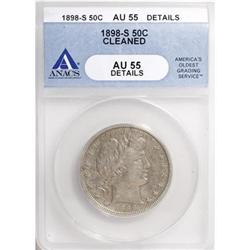 1898-S 50C AU55 ANACS