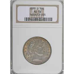 1899-O 50C AU58 NGC
