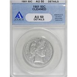 1901 50C AU50 ANACS