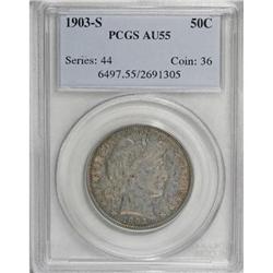 1903-S 50C AU55 PCGS