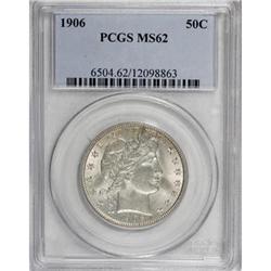 1906 50C MS62 PCGS