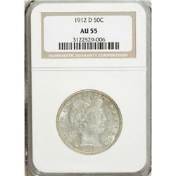 1912-D 50C AU55 NGC