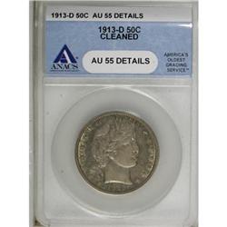 1913-D 50C AU55 ANACS