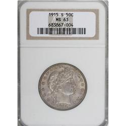 1915-S 50C MS63 NGC