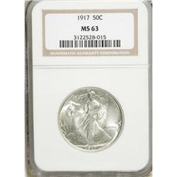 1917 50C MS63 NGC