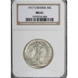 1917-S 50C Reverse MS61 NGC