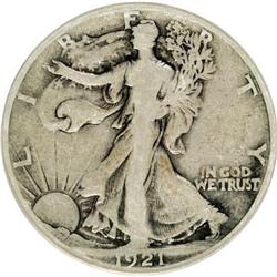1921-S 50C VG8 ANACS