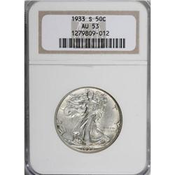1933-S 50C AU53 NGC