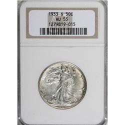 1933-S 50C AU55 NGC