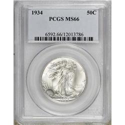 1934 50C MS66 PCGS