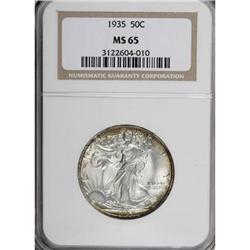1935 50C MS65 NGC
