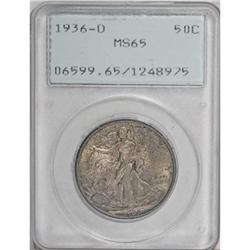 1936-D 50C MS65 PCGS