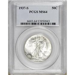 1937-S 50C MS64 PCGS