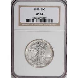 1939 50C MS67 NGC