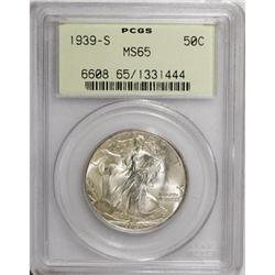 1939-S 50C MS65 PCGS