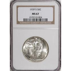 1939-S 50C MS67 NGC