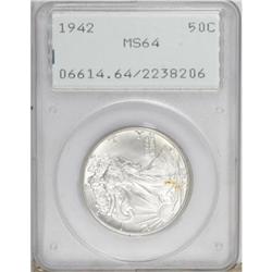 1942 50C MS64 PCGS