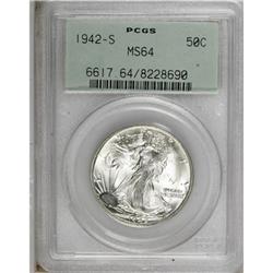 1942-S 50C MS64 PCGS
