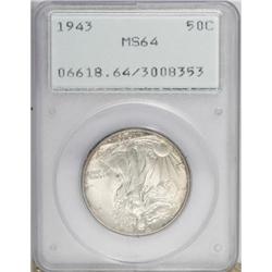 1943 50C MS64 PCGS