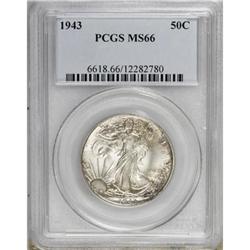 1943 50C MS66 PCGS