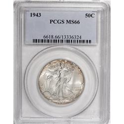 1943 50C MS66 PCGS