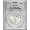 Image 1 : 1943-D 50C MS65 PCGS