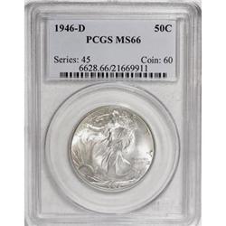 1946-D 50C MS66 PCGS
