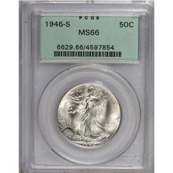 1946-S 50C MS66 PCGS
