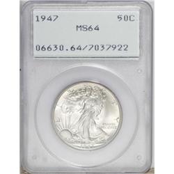 1947 50C MS64 PCGS