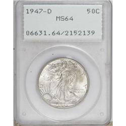 1947-D 50C MS64 PCGS